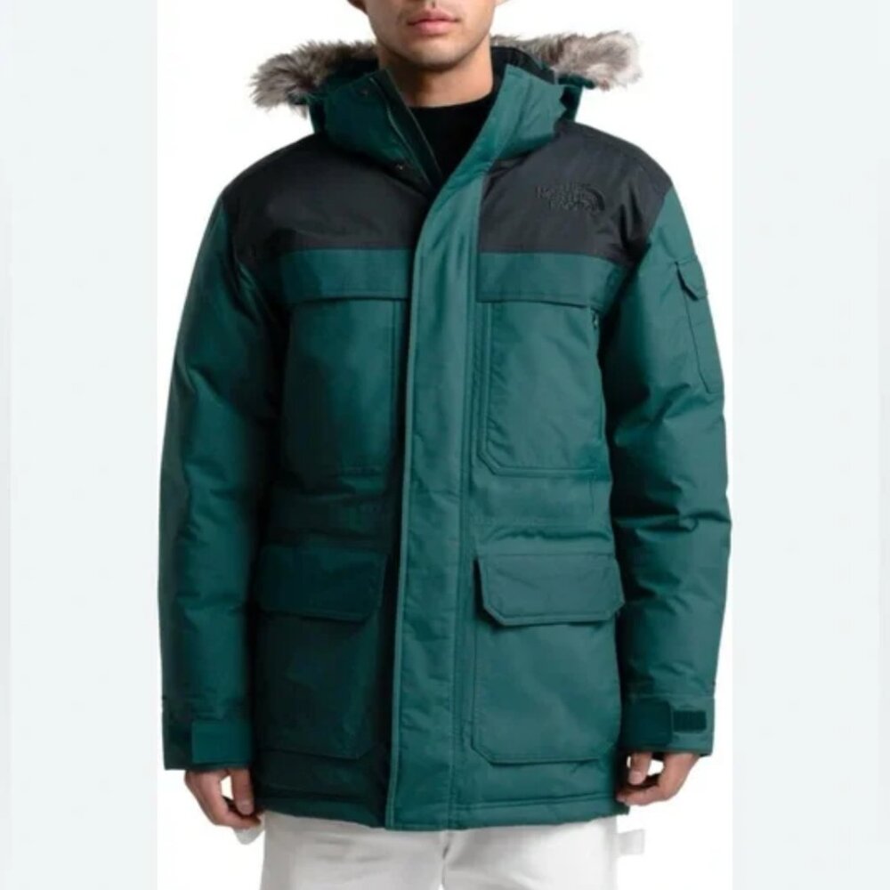 NWT! The North Face "McMurdo Parka III" Down Parka, Ponderosa Green, size L